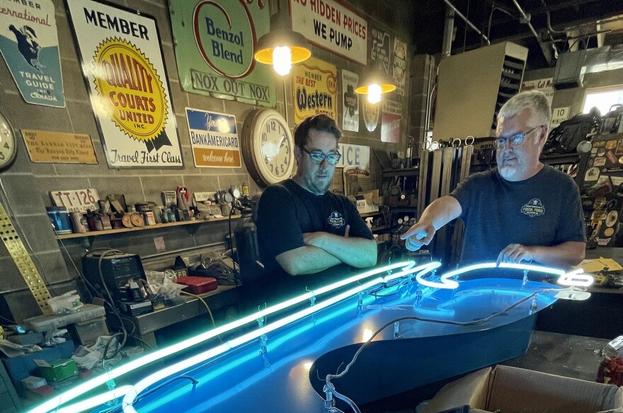 This duo makes sure Kansas City doesn't lose neon landmarks like This duo makes sure Kansas City doesn't lose neon landmarks like